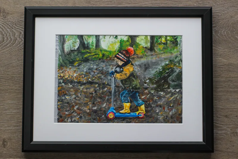 Painting by Emily K. Joynt – Family